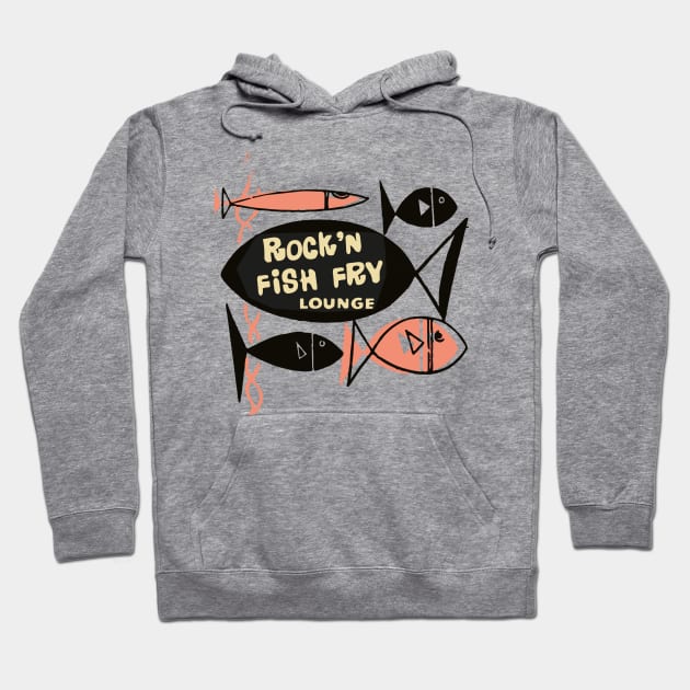 Rock N Fish Fry Hoodie by PopGraphics